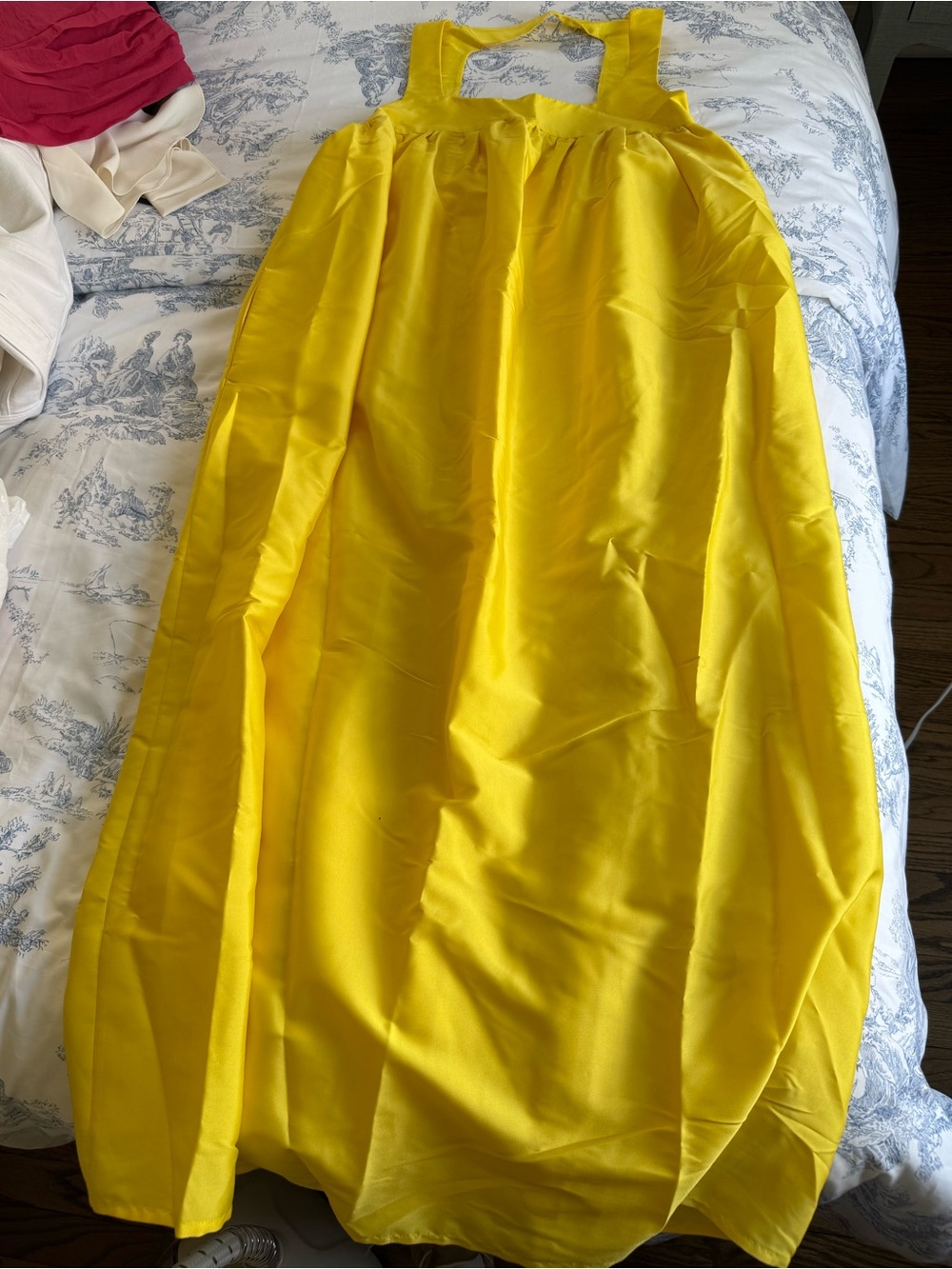 Anthropologie Yellow Maxi Dress with Square Neck Size S